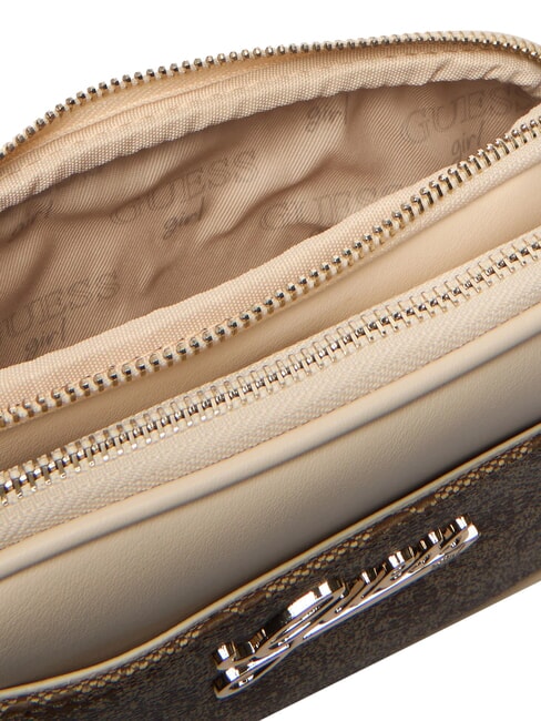 GIRL MINI ME Mini-Schultertasche 4g aop beige wei&szlig; - Damentaschen