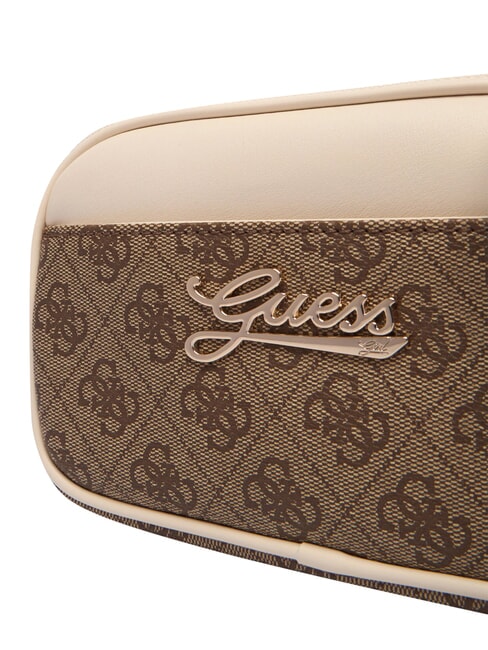 GIRL MINI ME Mini-Schultertasche 4g aop beige wei&szlig; - Damentaschen