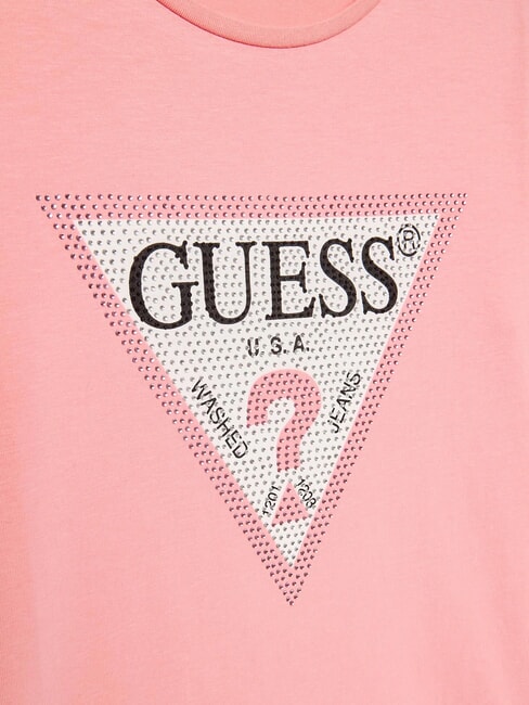 KIDS Langarm-T-Shirt mit Strasssteinen s&uuml;&szlig;es Rosa - Kinder-T-Shirt