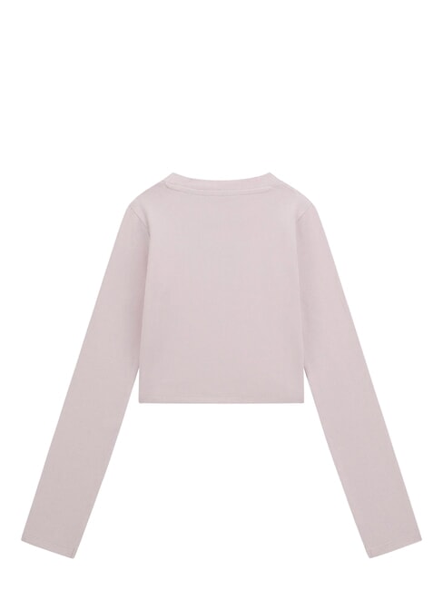 KIDS Lang&auml;rmeliges Stretch-T-Shirt Ballett rosa - Kinder-T-Shirt