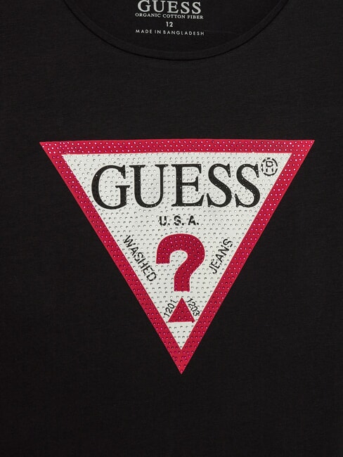 KIDS Langarm-T-Shirt mit Strasssteinen jetbla - Kinder-T-Shirt