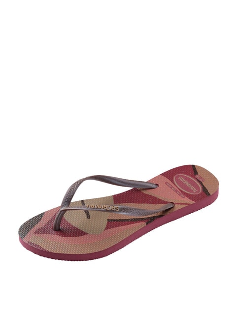 PALETTE GLOW Flip Flops Amarant - Damenschuhe