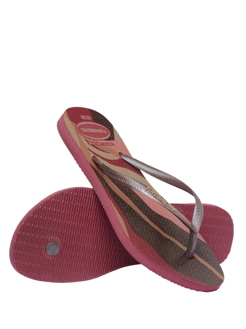 PALETTE GLOW Flip Flops Amarant - Damenschuhe