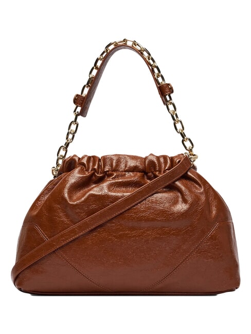 LUMIRA Schultertasche mit Schultergurt Leder - Damentaschen