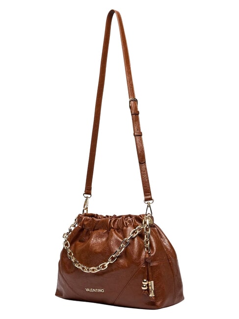 LUMIRA Schultertasche mit Schultergurt Leder - Damentaschen