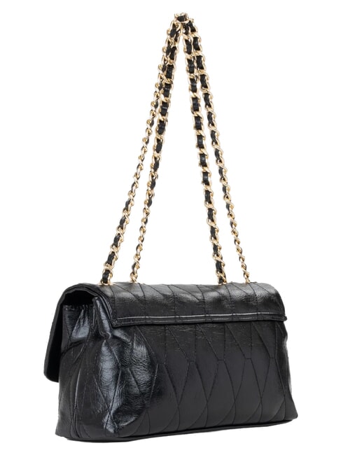 CRYSTELLE Schultertasche / Umh&auml;ngetasche Schwarz - Damentaschen