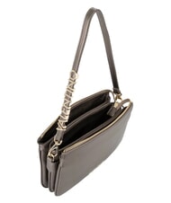MARIO VALENTINO BARN Schultertasche mit Schultergurt Gunmetal - Damentaschen - 3