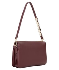 MARIO VALENTINO BARN Schultertasche mit Schultergurt Bordeaux - Damentaschen - 2