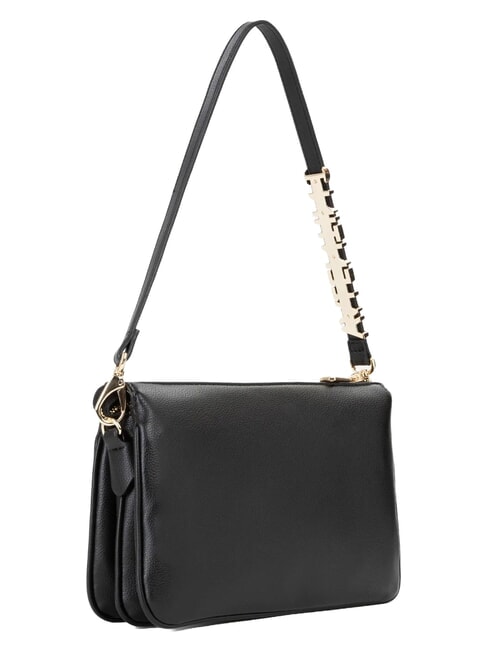 BARN Schultertasche mit Schultergurt Schwarz - Damentaschen