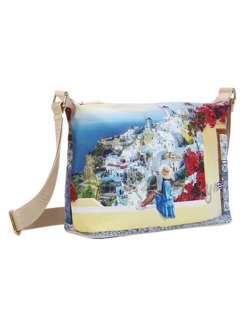 YESBAG Hobo-Tasche, Schultertasche Griechischer Sommer - Damentaschen