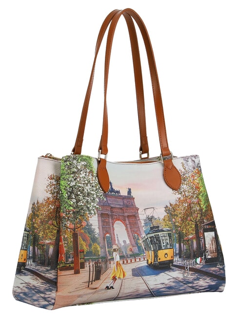 YESBAG Einkaufstasche, Umh&auml;ngetasche Spritzer - Damentaschen