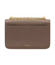 TRUSSARDI CAMEO Mini-Schultertasche aus Leder W&uuml;stentaupe - Damentaschen - 3