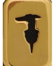 TRUSSARDI CAMEO Mini-Schultertasche aus Leder Schwarz - Damentaschen - 3