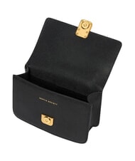 TRUSSARDI CAMEO Mini-Schultertasche aus Leder Schwarz - Damentaschen - 4