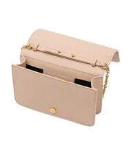 TRUSSARDI RIVETTO Kleine Schultertasche aus Leder nackt - Damentaschen - 4