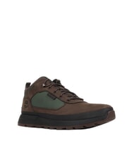 TIMBERLAND FIELD TREKKER Turnschuhe dunkelbraunes Nubukleder, dunkelgr&uuml;n - Herrenschuhe - 2