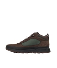 TIMBERLAND FIELD TREKKER Turnschuhe dunkelbraunes Nubukleder, dunkelgr&uuml;n - Herrenschuhe - 3