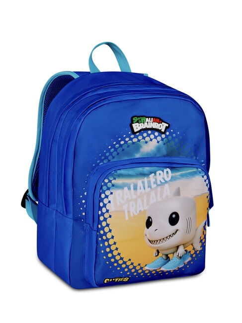 ITALIAN BRAINROT Rucksack Elektrisches Blau - Rucks&auml;cke f&uuml;r Schule &amp; Freizeit