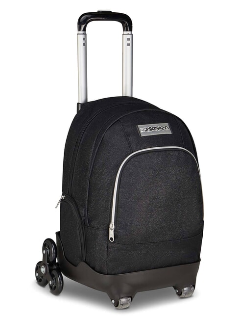 MADE OF STARS Rucksack mit Trolley, 14-Zoll-Laptophalterung Schwarz - Rucks&auml;cke mit Trolleyfunktion