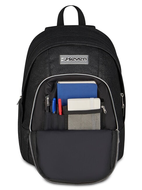 MADE OF STARS Rucksack mit Trolley, 14-Zoll-Laptophalterung Schwarz - Rucks&auml;cke mit Trolleyfunktion