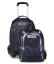 SEVEN SHADOWS OF COLOR Rucksack mit Trolley neutrales Grau - Rucks&auml;cke mit Trolleyfunktion - 2
