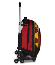 ROMA LUPETTO SCHOOL Dreifach-Rollen-Trolley-Rucksack Rom rot - Rucks&auml;cke mit Trolleyfunktion - 5
