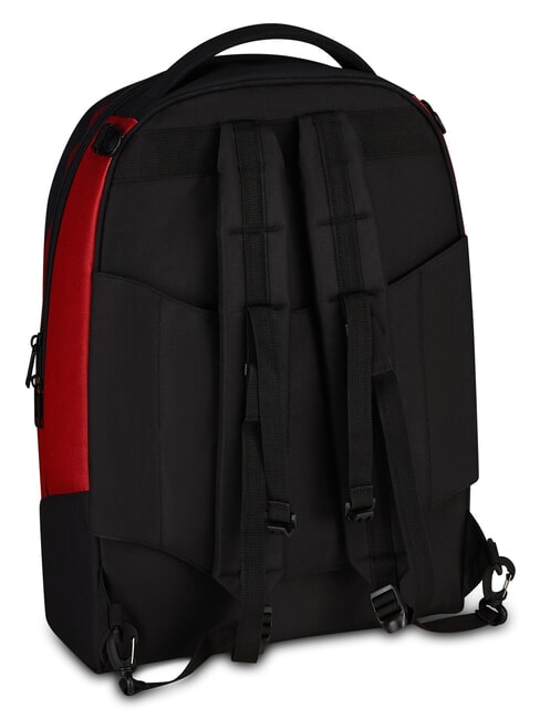 LUPETTO SCHOOL Dreifach-Rollen-Trolley-Rucksack Rom rot - Rucks&auml;cke mit Trolleyfunktion