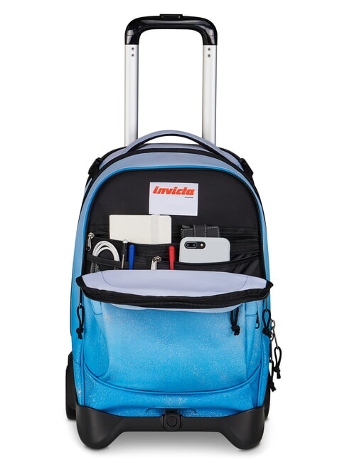 FANTASY Abnehmbarer 2-Rad-Trolley-Rucksack Methylenblau - Rucks&auml;cke mit Trolleyfunktion
