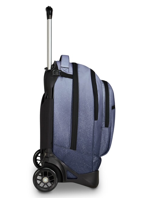 FANTASY Abnehmbarer 2-Rad-Trolley-Rucksack Schwarz - Rucks&auml;cke mit Trolleyfunktion