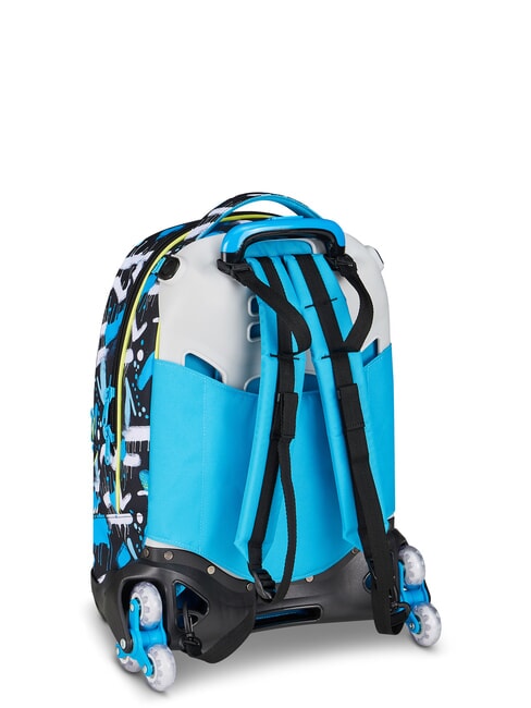 METAL DRAGON BOY Trolley-Rucksack, abnehmbar Glockenblume t&uuml;rkis - Rucks&auml;cke mit Trolleyfunktion