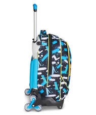 SJGANG METAL DRAGON BOY Trolley-Rucksack, abnehmbar Glockenblume t&uuml;rkis - Rucks&auml;cke mit Trolleyfunktion - 5