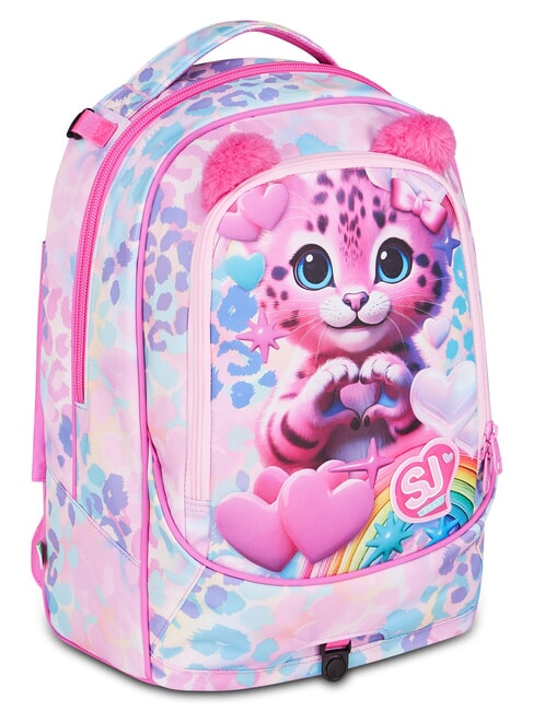 HEART BUDDY GIRL Rucksack mit abnehmbarem Trolley rosa Puppe - Rucks&auml;cke mit Trolleyfunktion