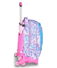 SJGANG GLOW LED UNICORN GIRL 3-in-1-Trolley-Rucksack zartes Flieder - Rucks&auml;cke mit Trolleyfunktion - 5