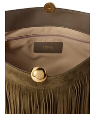 FURLA SFERA SOFT Umh&auml;ngetasche tr&uuml;be Graut&ouml;ne - Damentaschen - 4