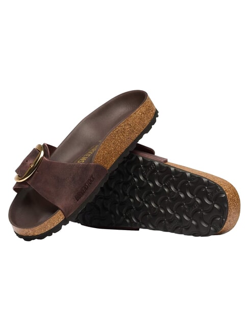 MADRID BIG BUCKLE HEX Ledersandalen habana - Damenschuhe