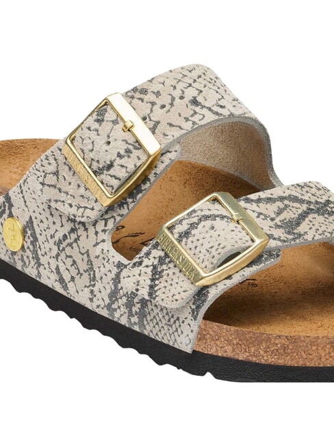 ARIZONA Ledersandalen Schlangenauster - Damenschuhe