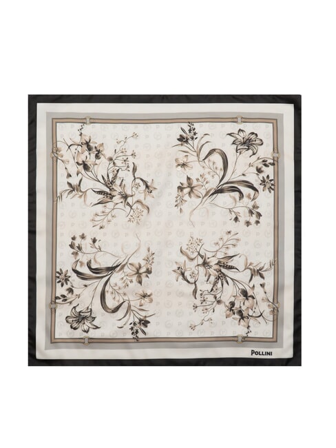 FIORI2 Schal schwarze Blumen2 - Schals