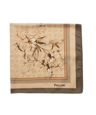 POLLINI FIORI2 Schal braune Bl&uuml;ten2 - Schals - 4