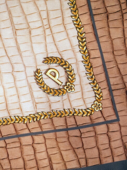 CROCO LOGO Schal Krokusbraun - Schals