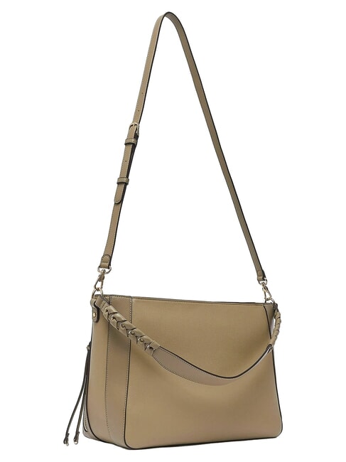 GIHEN L Schultertasche mit Schultergurt Dreck - Damentaschen