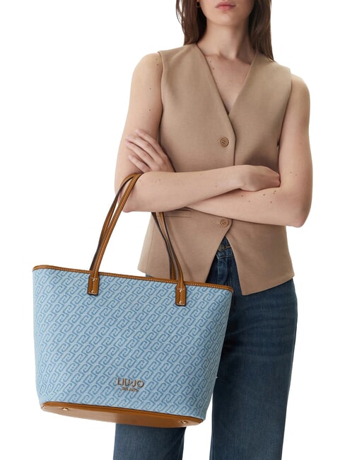 EVRIM Schultertasche staubiges Blau - Damentaschen