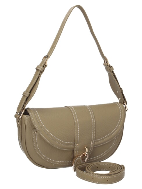 CORNIOLA Schultertasche mit Schultergurt Dreck - Damentaschen
