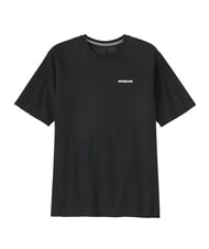 PATAGONIA P-6 LOGO Kurzarm-T-Shirt Schwarz - Herren-T-Shirts - 3