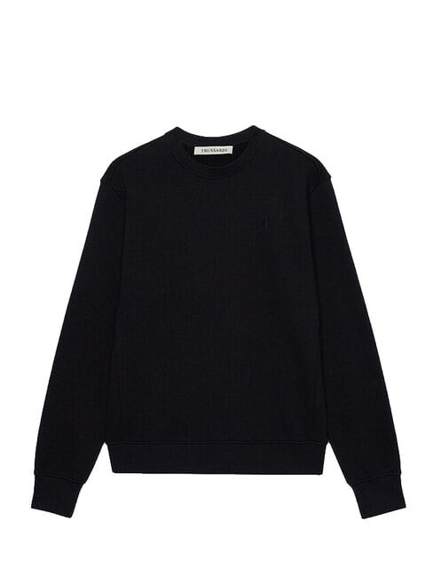 JERSEY Baumwoll-Sweatshirt Schwarz - Sweatshirts Herren