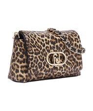 LIUJO LAPUFFY Schultertasche mit Schultergurt nat&uuml;rlicher Fleck. - Damentaschen - 3