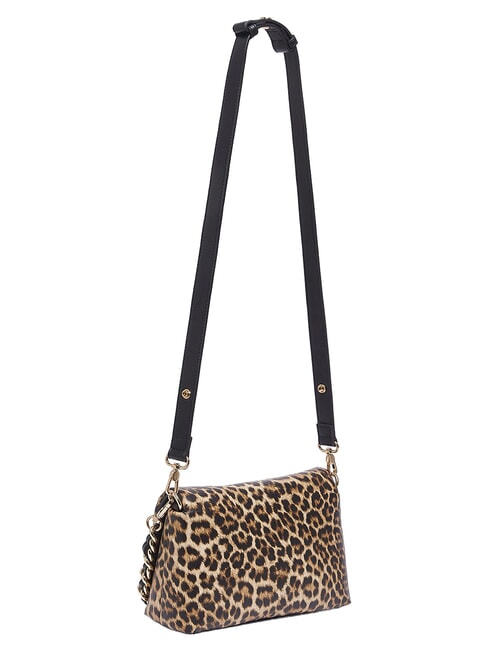 LAPUFFY Schultertasche mit Schultergurt nat&uuml;rlicher Fleck. - Damentaschen