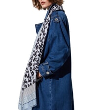 LIUJO ANIMALIER Schal staubiges Blau - Schals - 5
