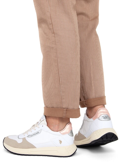 SENEKA Turnschuhe Wei&szlig;-Hellrosa - Damenschuhe
