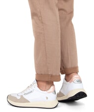 U.S. POLO ASSN. SENEKA Turnschuhe Wei&szlig;-Hellrosa - Damenschuhe - 6