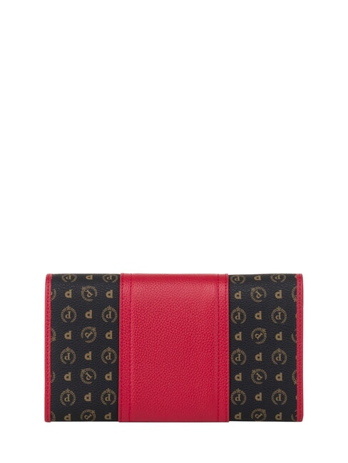 HERITAGE Gro&szlig;e Geldb&ouml;rse mit Kartenhalter schwarz rot - Brieftaschen Damen